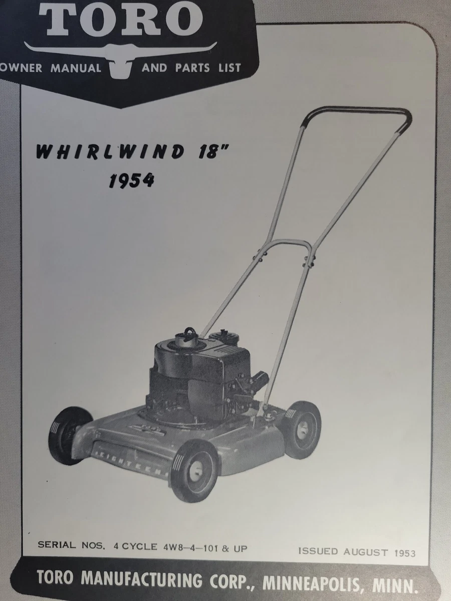 TORO 1954 Whirlwind 18