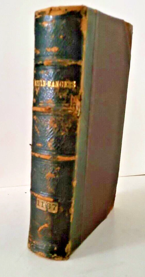 THE RIFLE-RANGERS, Captain Mayne Reid, 1874, Illustrated, Leather, Book - Image 3 of 4