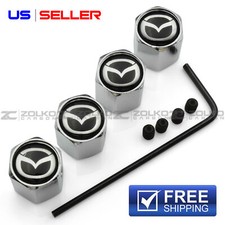 Anti Theft Valve Stem Caps Wheel Chrome Tire - Us Seller