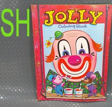 Vintage 1975 Playmore Coloring Book Jolly Waldman Publisher Pan American UNUSED