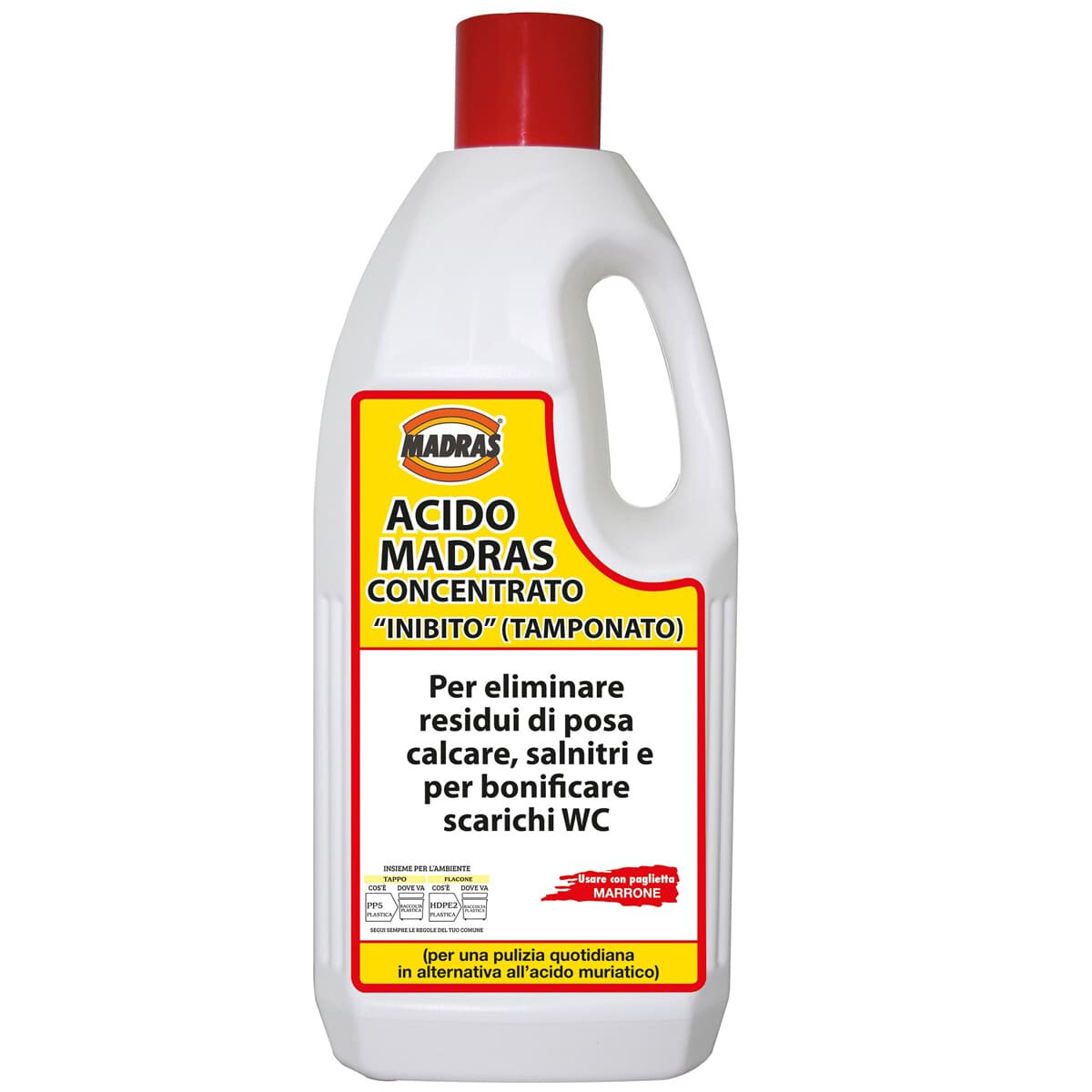 MADRAS ACIDO TAMPONATO LT.2 Acido concentrato inibito per eliminare calcare