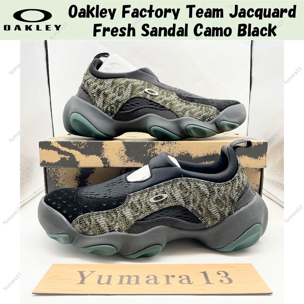 Oakley Factory Team Jacquard Fresh Sandal Camo Black