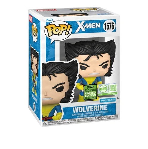 Funko Pop! Wolverine (Classic Unmasked) #1576 X-Men with Protector LE 5000 ECCC