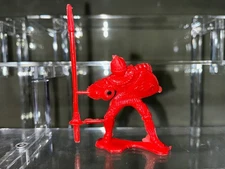 Timmee / Tim mee Red Knight on Foot with Lance still Attached RARE