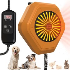 800W Dog House Heater, Pet House Heater with Over Heat Protection, Safe Dog