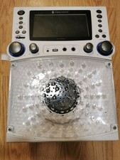 Singing Machine STVG785W Karaoke System Player LCD, RCA AV