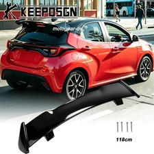 Für Toyota Yaris Schrägheck Dachspoiler Heckspoiler Flügel Lippe Tuning Glänzend