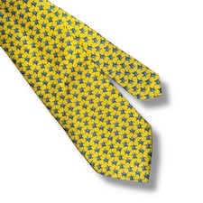 Brooks Brothers Makers Tie Pure Silk Turtles All Over Made in USA Necktie