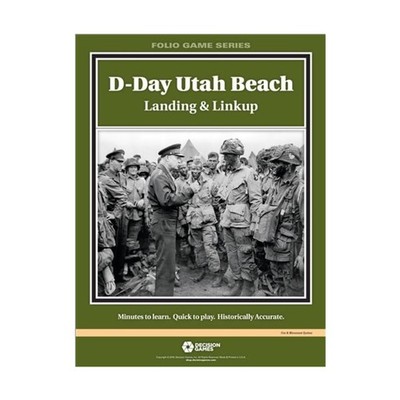 Decision Games Folio Wargame D-Day Utah Beach - Landing & Linkup Bag EX/NM