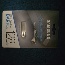 Samsung BAR Plus 128GB USB 3.1 Flash Drive - Champagne Silver