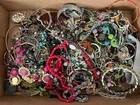 4.2 Lb Vintage Costume Jewelry Lot Necklaces Bracelets Craft Repair