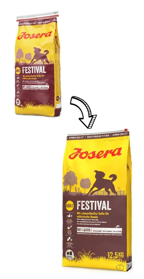 12,5 kg JOSERA Festival mit Lachs und Soße adulte wählerische Hunde + Geschenk - Bild 3 von 4