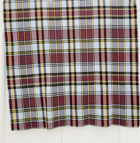 Vintage Multicoloured Large Wool Checked Blanket Scottish VGC - Picture 8 of 8
