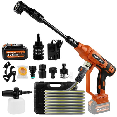 #ad #ad Cordless Pressure Washer with Faucet amp; Garden Hose Connector 5.0Ah Battery ... $165.93
