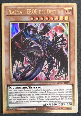 PLASMA HELD DES SCHICKSALS Selten Premium Gold auf Italienisch MGED-IT007 YUGIOH