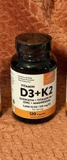 New Sandhus Vitamin D3 + K2 Quercetin B6 Zinc Magnesium 5000Iu D3 120 Caps 3-28