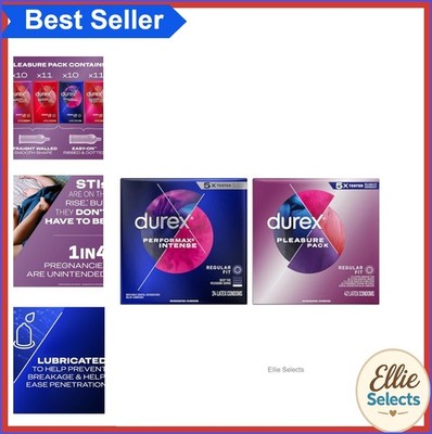 Ribbed Dotted Lubricated Latex Condoms 24 Count Delay Benzocaine Assorted