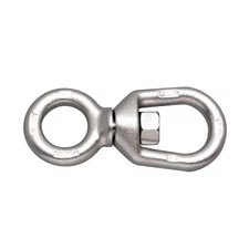 STAINLESS CHAIN SWIVEL FED. SPEC 1/4", 316 SS
