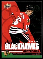 2025-26 Upper Deck Chicago Blackhawks Centennial Rich Preston #96