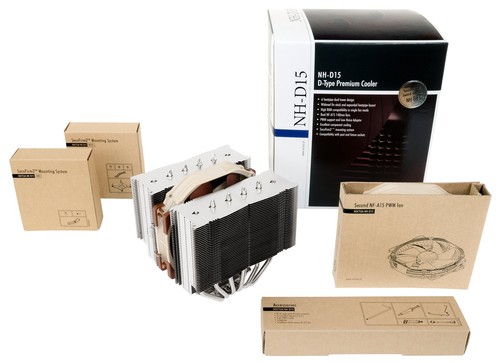 NH-D15, Premium CPU Cooler with 2X NF-A15 PWM 140mm Fans (Brown) - Picture 4 of 6