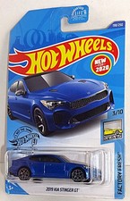 Hot Wheels New For 2020 Factory Fresh Series #198 2019 KIA Stinger GT Blue w Y5s