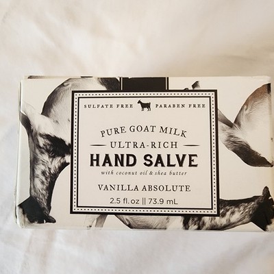 Beekman 1802 Hand Salve Vanilla Absolute 2.5 oz Pure Goat Milk NIB