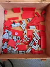 Konvolut FISCHER-Technik mit Anleitungsbuch und Broschüre