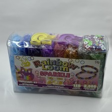 Rainbow Loom Bracelet Making Kit 8000 Rubber Bands 150 Clips 2 Loom Brand New