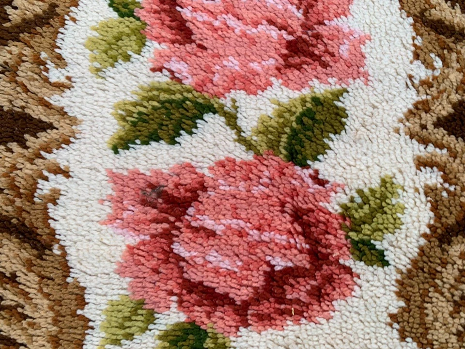 Alfombra Rya sueca vintage de 2x3 pies alfombra suave escandinava alfombra de lana para dormitorio alfombra mullida Foto 4 de 4