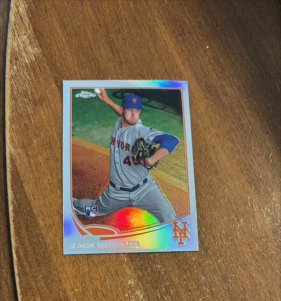 Zack Wheeler 2013 Topps Chrome Rookie Refractor #180 Mets Phillies RC