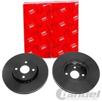 2X TRW Bremsscheiben 275Mm BelÜFtet Vorne Passend FÜR Toyota Corolla | DF4366