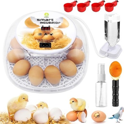 Incubators for Hatching Eggs, 12-24 Egg Incubator with Automatic Egg Turning