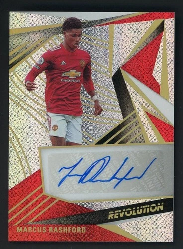 2020-21 Panini Revolution Soccer Marcus Rashford AUTO