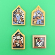 LEGO Harry Potter Tile Decorated Portrait Pentagonal Ivan & Burke & Wizard