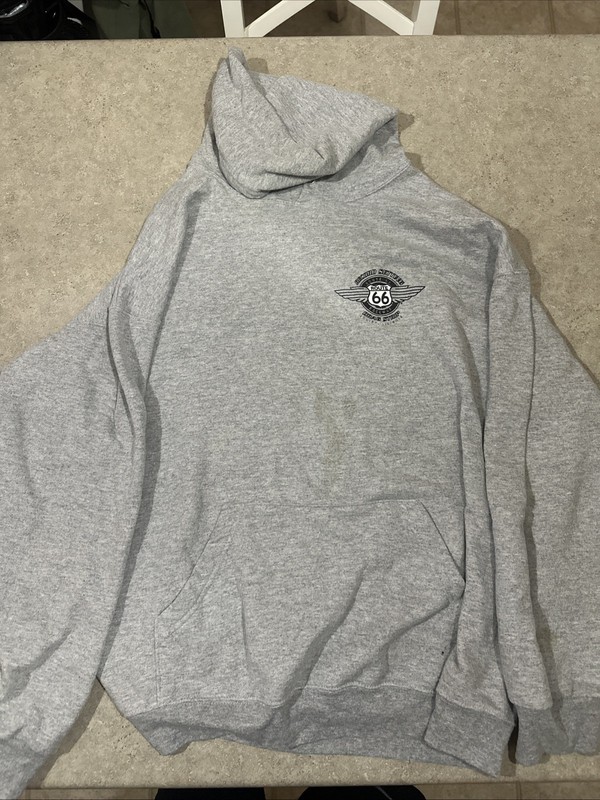 Route 66 Raceway Men’s XL Sweatshirt Gray Long Sleeve