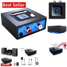 Bluetooth Audio Adapter for Wireless Music Streaming - Compact Easy to Use