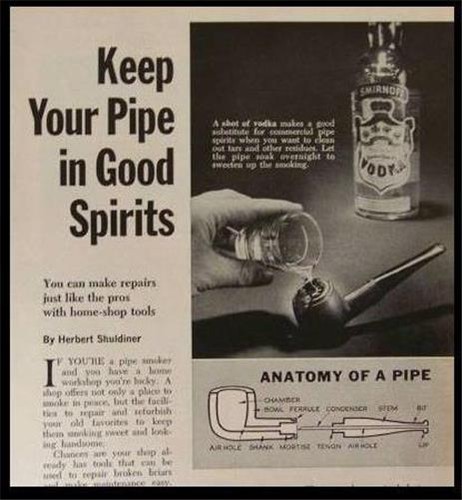 Pulizia riparazione tubi 1964 How-To INFO Briar