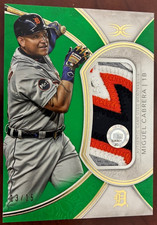 2018 Topps Definitive Jumbo Patch Relic Card - Miguel Cabrera DJRC-MCA 13/15