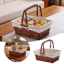 Large Bread Fruit Snack Woven Storage For Home Organization Storage Containers