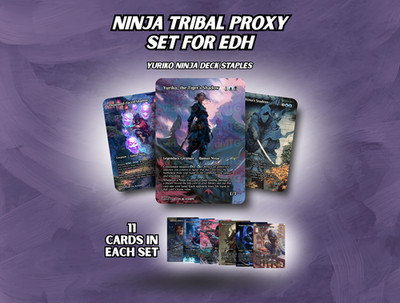 EDH Ninja Card Set: Yuriko + Tribal Syn - Custom Magic: The Gathering Card