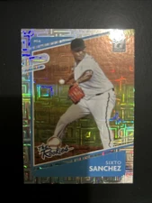 Sixto Sanchez RC 2021 Donruss "The Rookies" #TR8 Vector Parallel SP B53