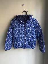 POLO RALPH LAUREN Girls Floral Jacket Blue Size: M 8-10 