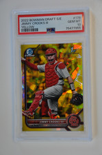 2022 Bowman Draft Sapphire Jimmy Crooks Yellow /99 BDC-178 PSA 10 Cardinals