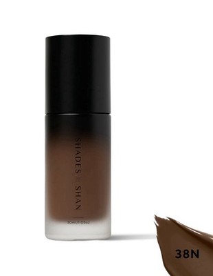 Shades By Shan The Foundation Liquid Makeup 30ml 1.01 Fl Oz [38N] NIB