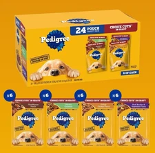 Pedigree Choice Cuts In Gravy Wet Dog Food Variety Pack 24 Count 3.5oz