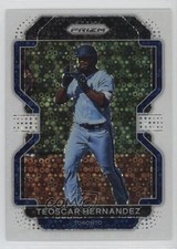 2022 Panini Prizm Tier II White Donut Circle 1/5 Teoscar Hernandez #186 b7b