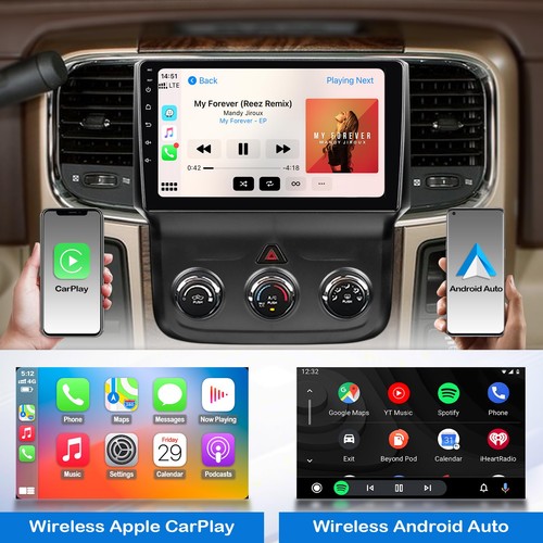 Autoradio für Dodge Ram 1500 2500 3500 2013 2014 2015 2016 2017 2018 mit Wi... - Bild 3 von 7
