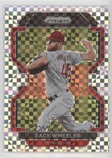 2022 Panini Prizm Tier III Power Plaid Prizm 41/75 Zack Wheeler #222 0ft3