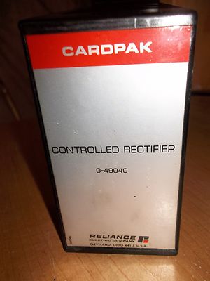 RELIANCE CONTROLLED RECTIFIER 0-49040 CARDPAK (VV2)