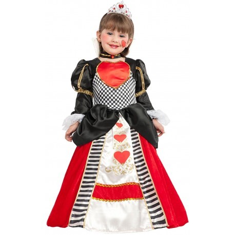 Disfraz Reina de Corazones para Niña